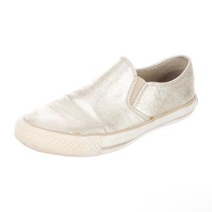 Burberry gold sneakers